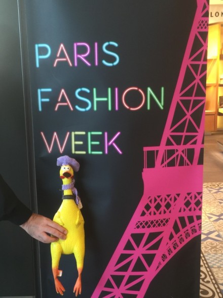 Who knew it was Fashion Week in Paris? Good thing Klondike is dressed for it!