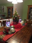 K made our table look great with a live tree from Jackson & Perkins.